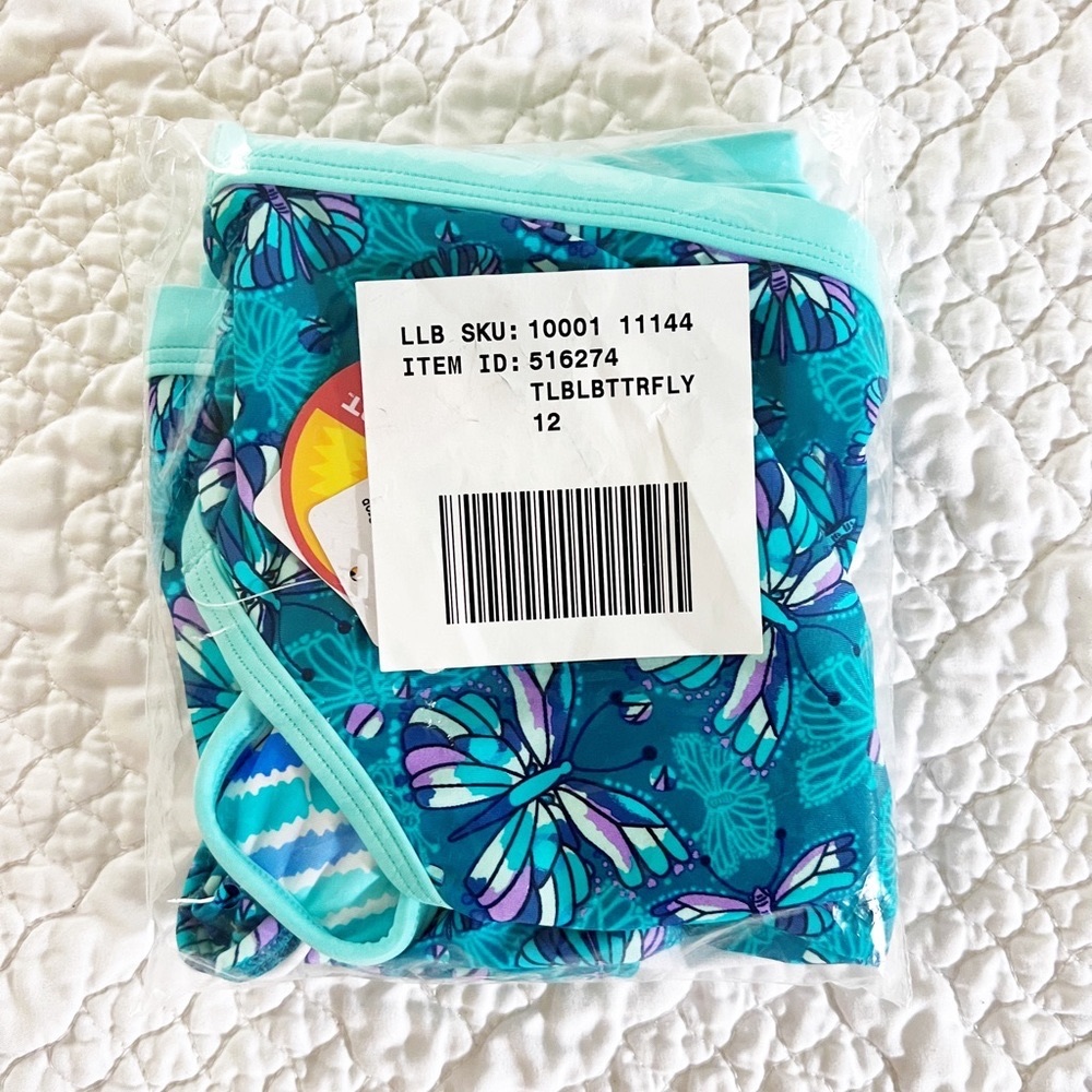 L.L. Bean bathing suit. Girls size 12. Never worn. Still in packaging.